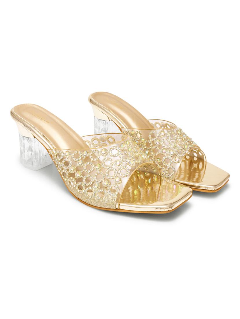 women slip on block heel sandal - 20831296 - Standard Image - 1