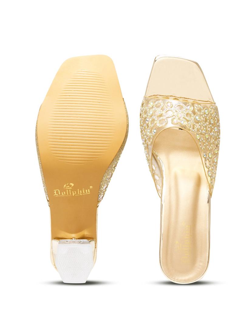 women slip on block heel sandal - 20831296 - Standard Image - 4