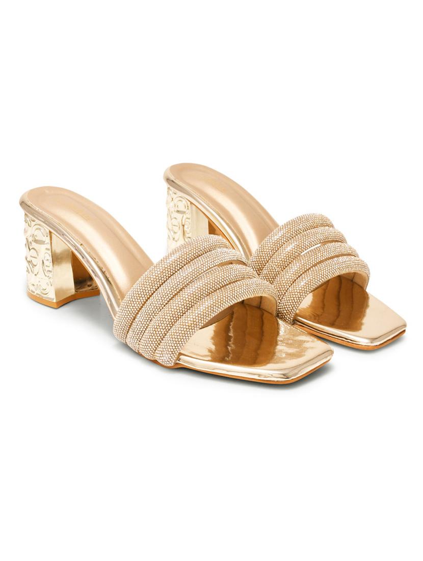 women slip on block heel sandal - 20831298 -  Standard Image - 1