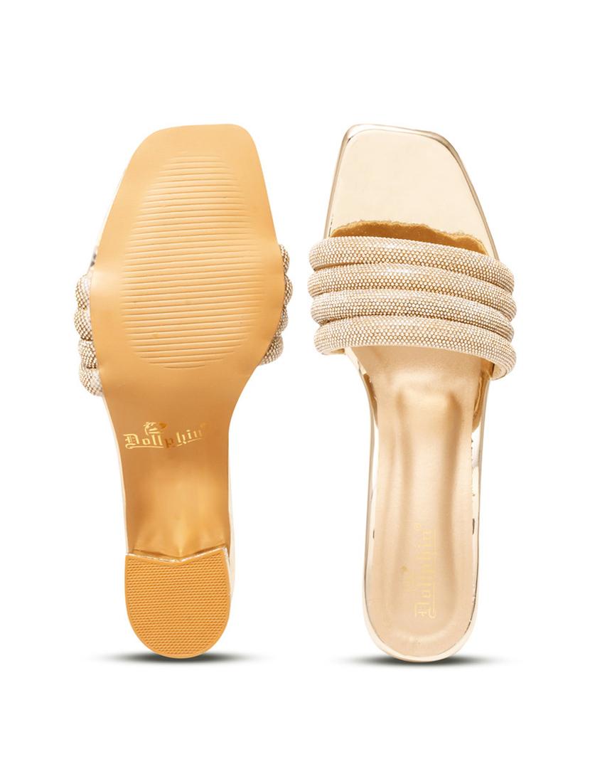 women slip on block heel sandal - 20831298 - Standard Image - 4