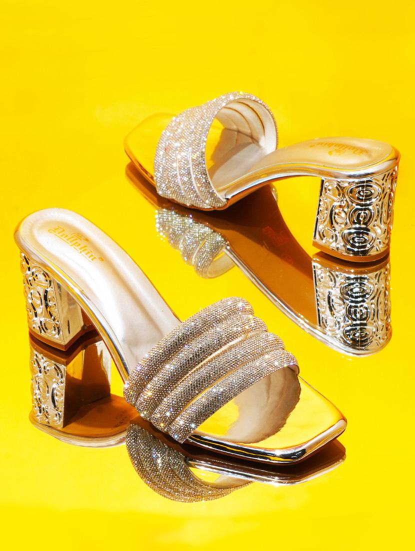 women slip on block heel sandal - 20831299 -  Zoom Image - 0