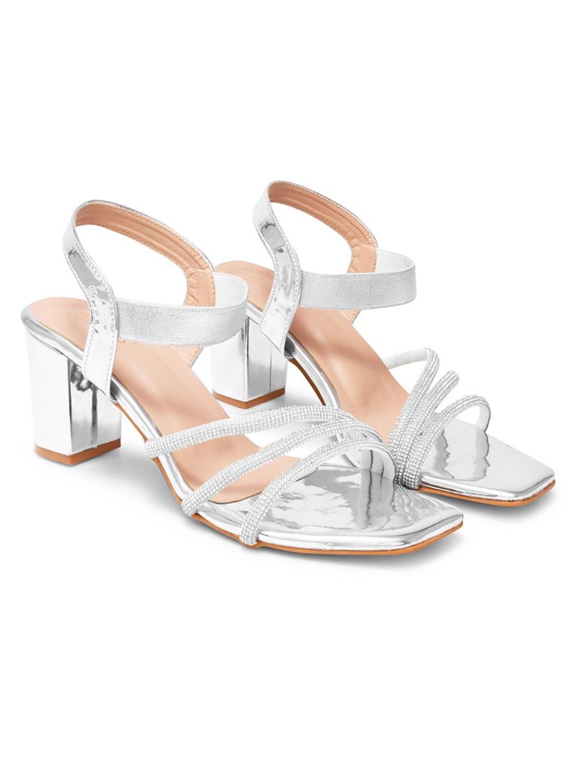 women back strap block heel sandal - 20831311 -  Standard Image - 1