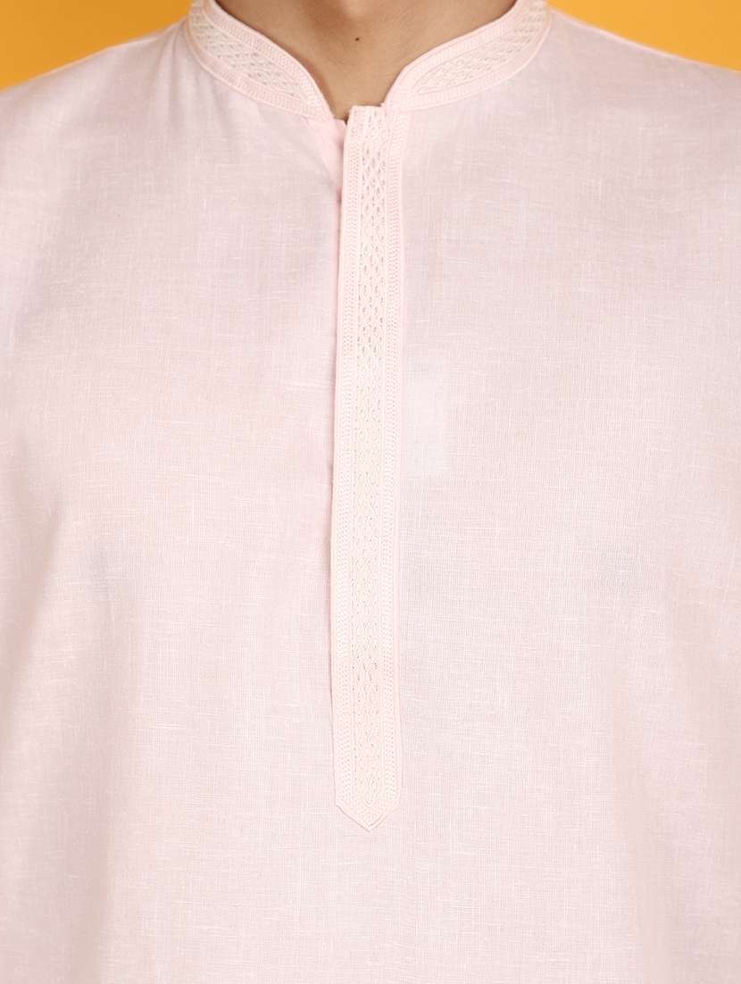 pink polyester ethnic wear - 20831558 -  Standard Image - 4