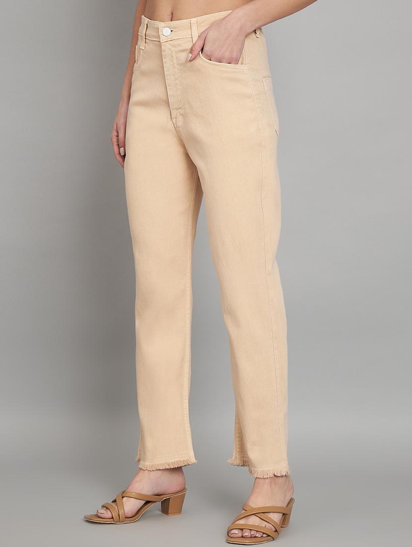women plain straight fit jeans - 20832001 -  Standard Image - 1