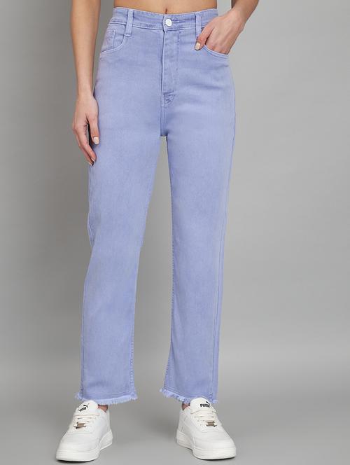 women plain straight fit jeans - 20832002 -  Standard Image - 0