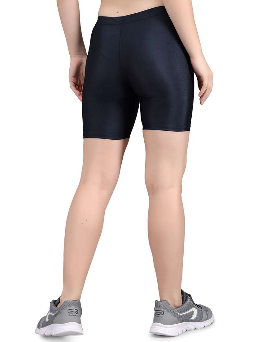 women lycra blend sports shorts - 20837555 - Standard Image - 1