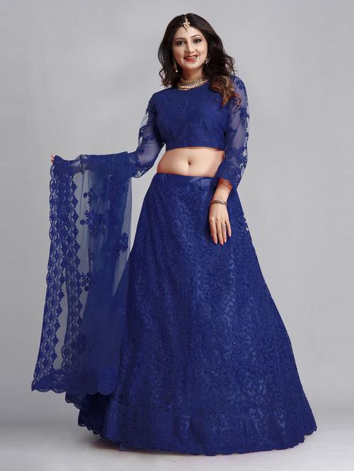 women embroidered lehenga choli with dupatta - 20838145 -  Standard Image - 0