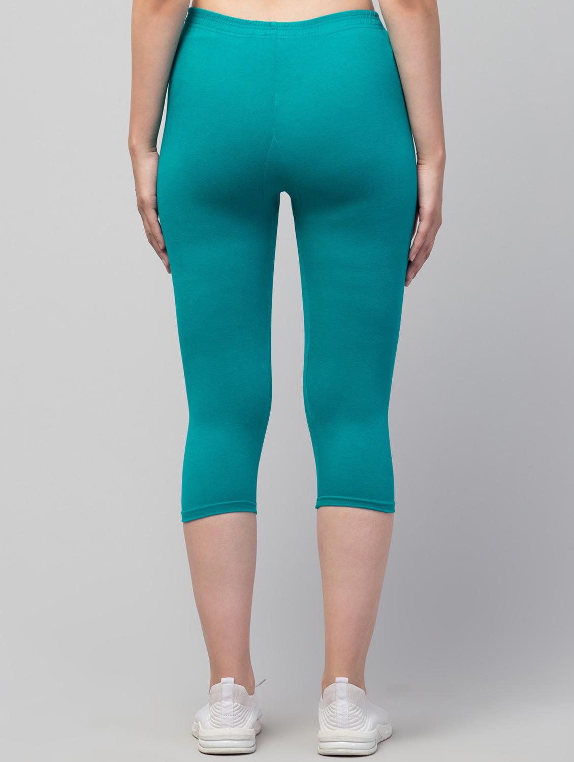 women mid rise solid capri - 20838340 -  Standard Image - 1