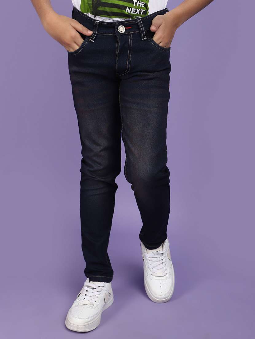 boys slim fit solid jean