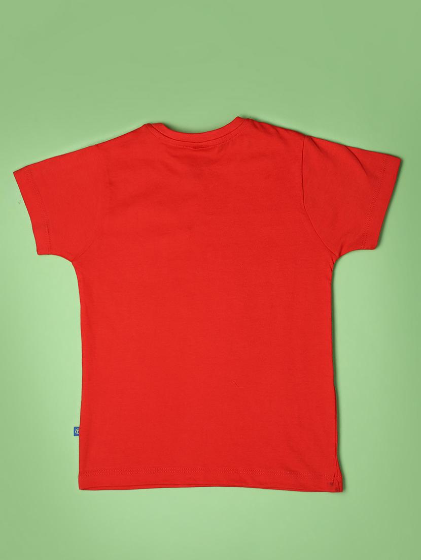boys red solid short sleeve t-shirt - 20839441 - Standard Image - 1