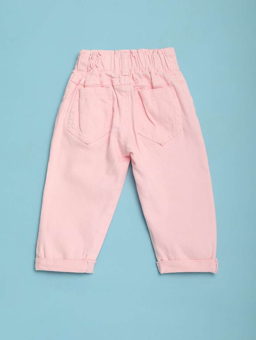 pink denim plain jeans - 20839451 -  Standard Image - 1