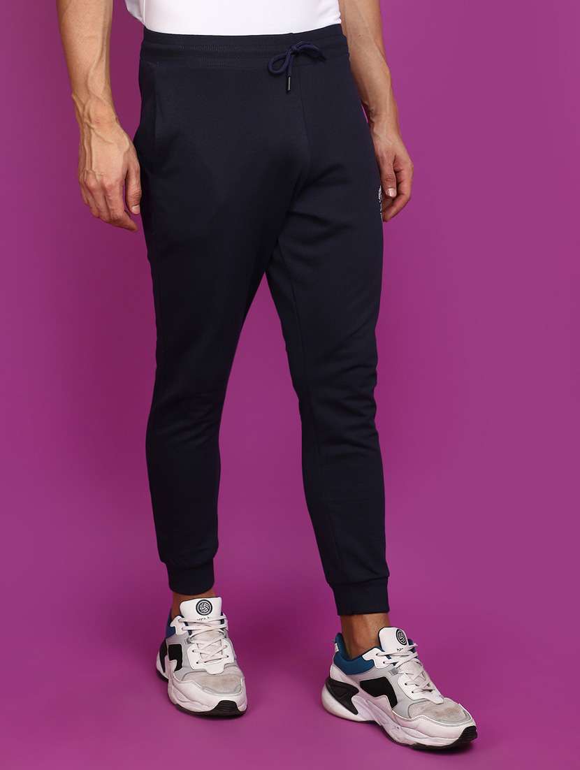 men solid mid rise full length jogger - 20839463 -  Standard Image - 1