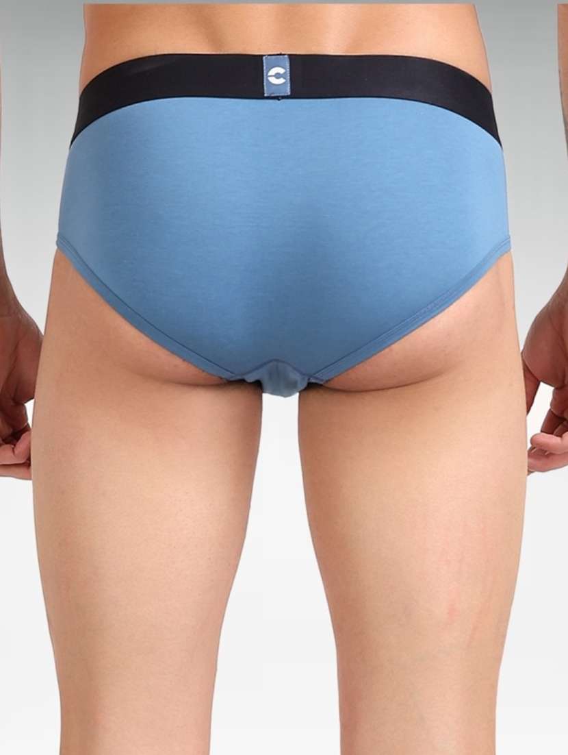 blue pure cotton brief - 20839980 -  Standard Image - 1