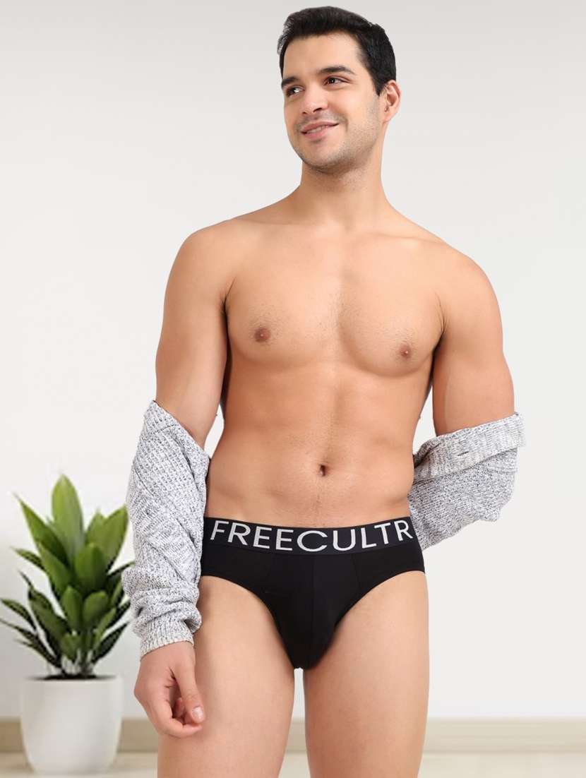 men pack of 3 pure cotton hipster briefs - 20839988 -  Standard Image - 4