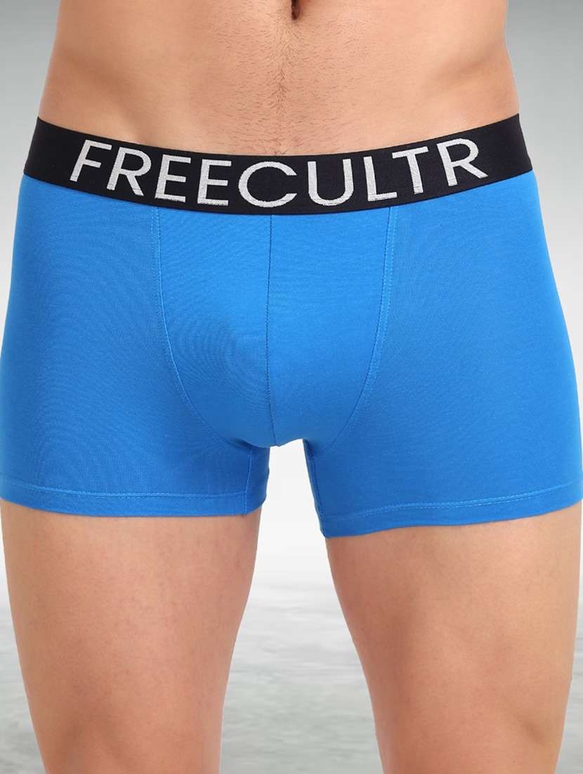 men pack of 2 pure cotton trunks briefs - 20839999 -  Standard Image - 4