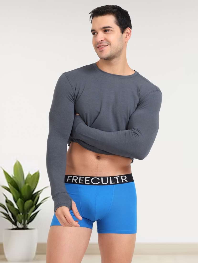 men pack of 2 pure cotton trunks briefs - 20840000 -  Standard Image - 6