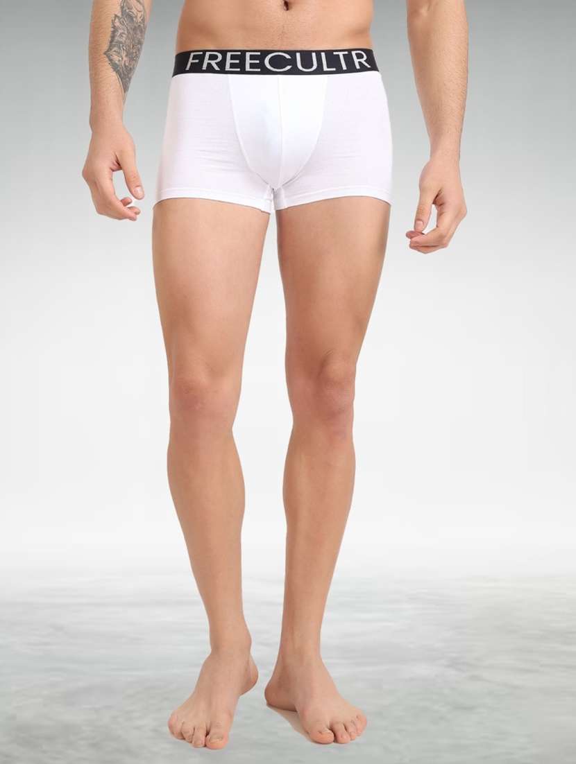 men pack of 2 pure cotton trunks briefs - 20840002 -  Standard Image - 4