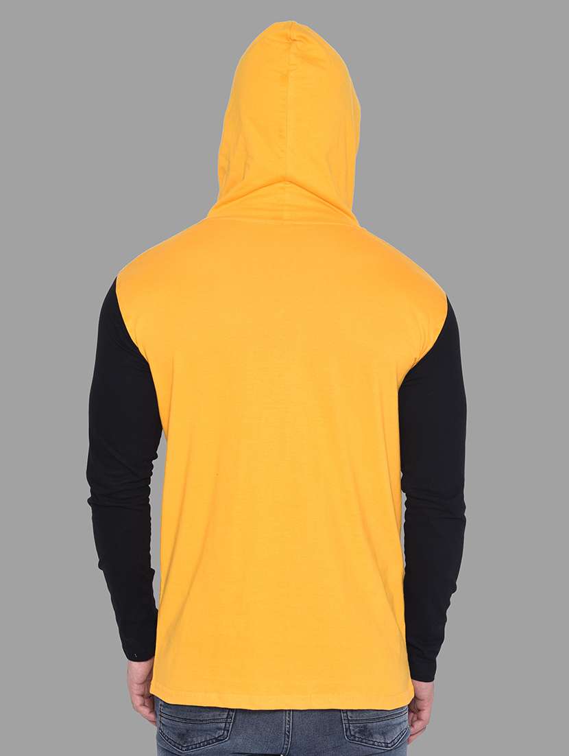 men color block hooded shirt - 20840633 -  Standard Image - 1
