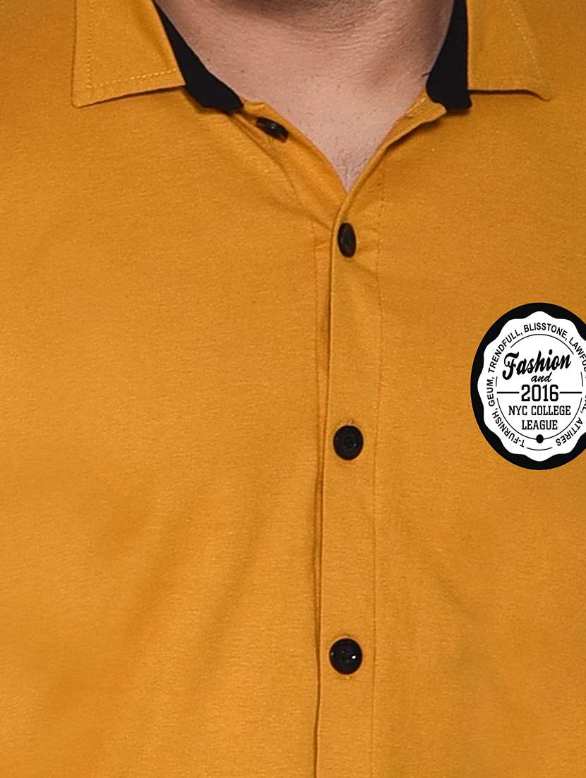 men placement print cotton shirt - 20840698 -  Standard Image - 4