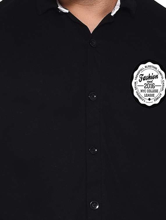 men placement print cotton shirt - 20840702 -  Standard Image - 4