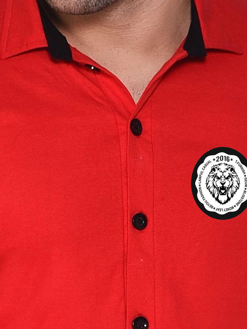 men placement print cotton shirt - 20840717 -  Standard Image - 4