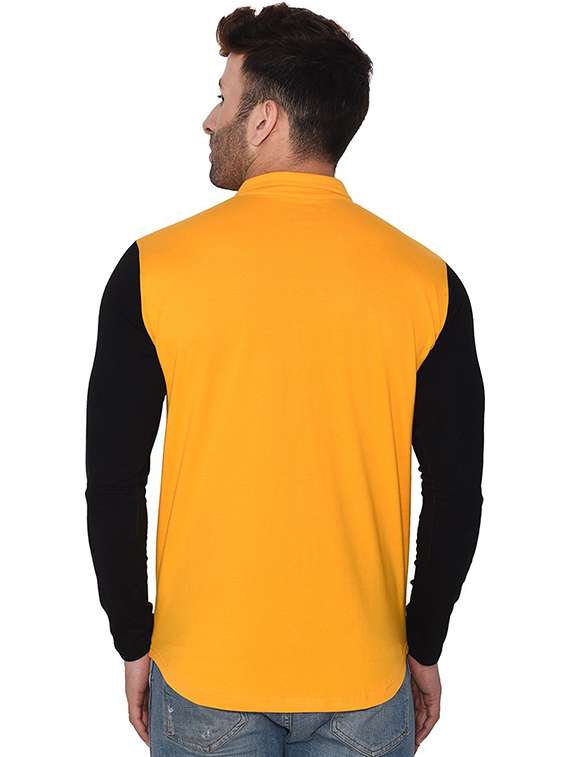 men collared color block casual shirt - 20840727 -  Standard Image - 1