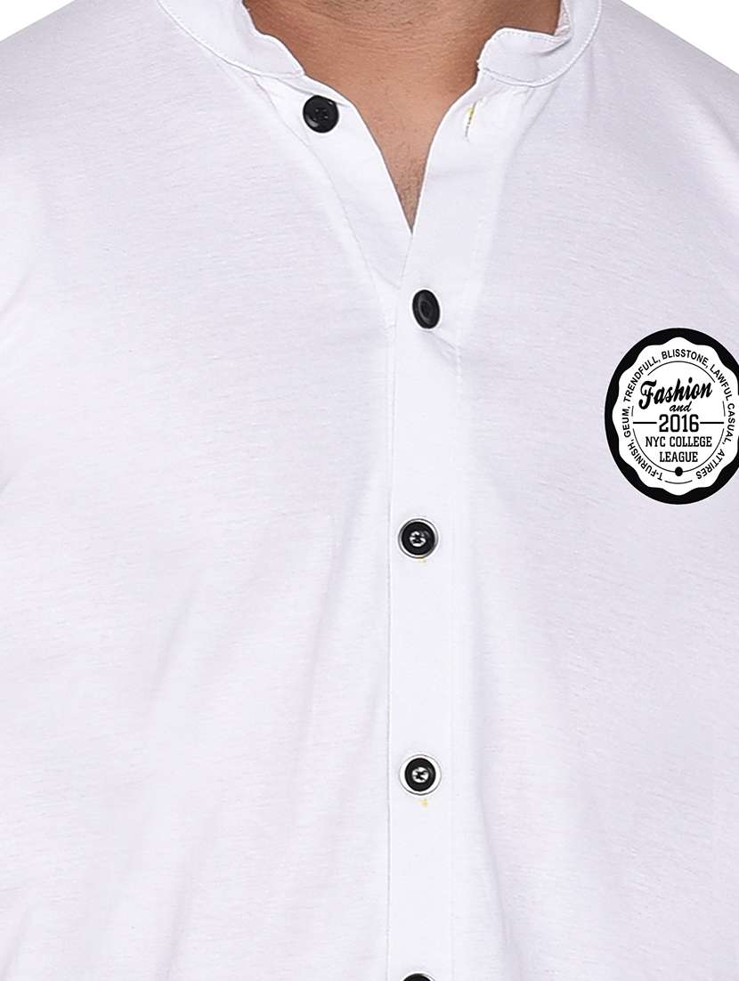 men color block cotton casual shirt - 20840760 -  Standard Image - 4