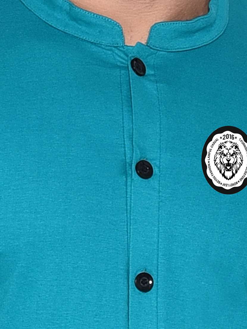 men mandarin neck casual shirt - 20840820 -  Standard Image - 4