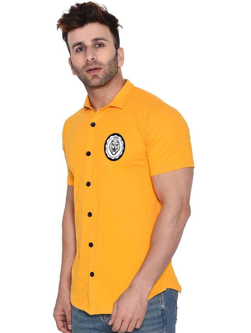 men collared neck casual shirt - 20840835 -  Standard Image - 1