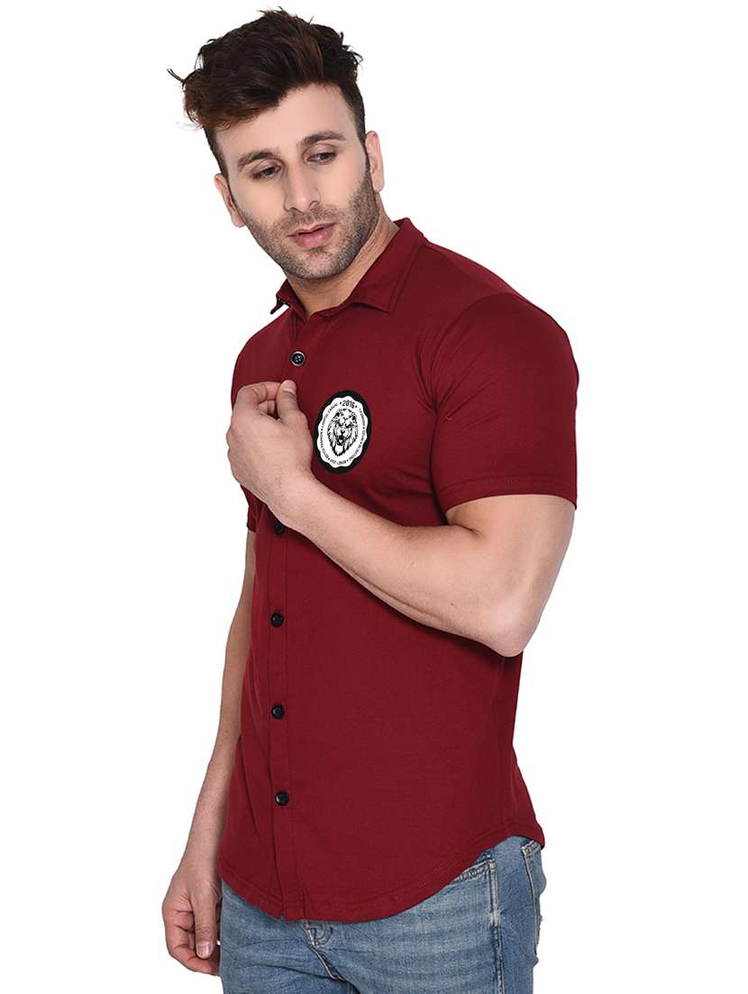 men collared neck casual shirt - 20840836 -  Standard Image - 1
