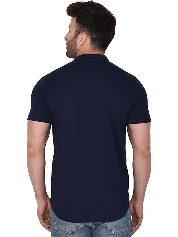 men placement print cotton t-shirt - 20840856 -  Standard Image - 1