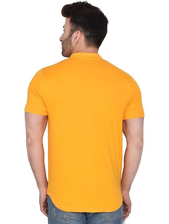 men collared placement printed casual shirt - 20840857 -  Standard Image - 1