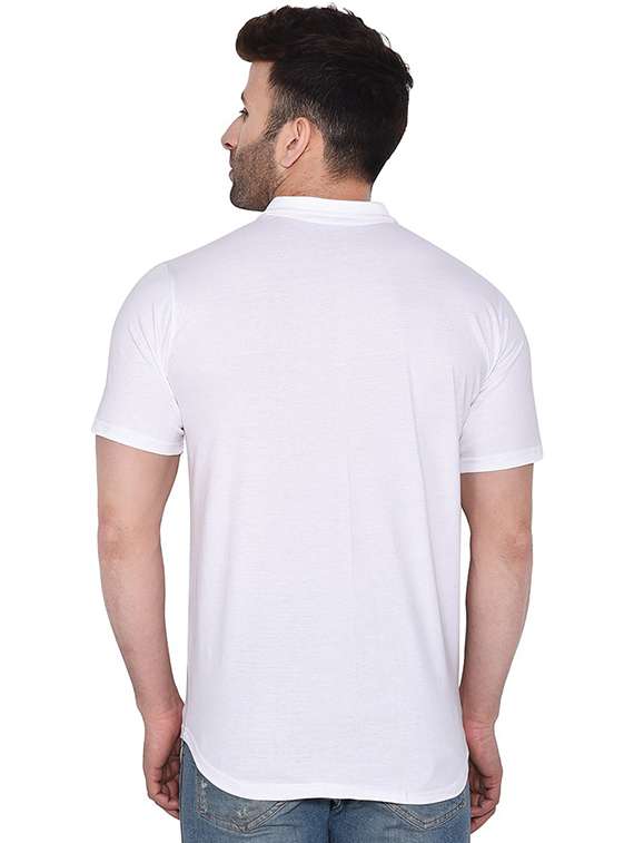 men collared placement printed casual shirt - 20840859 -  Standard Image - 1