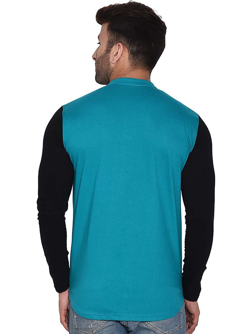 solid green & black detailed casual shirt - 20840992 -  Standard Image - 1