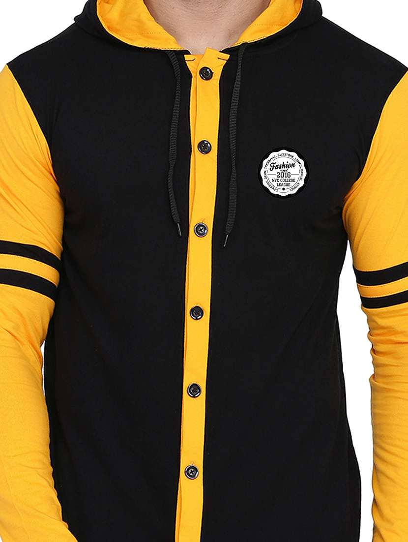 yellow cotton blend casual shirt - 20841044 -  Standard Image - 4