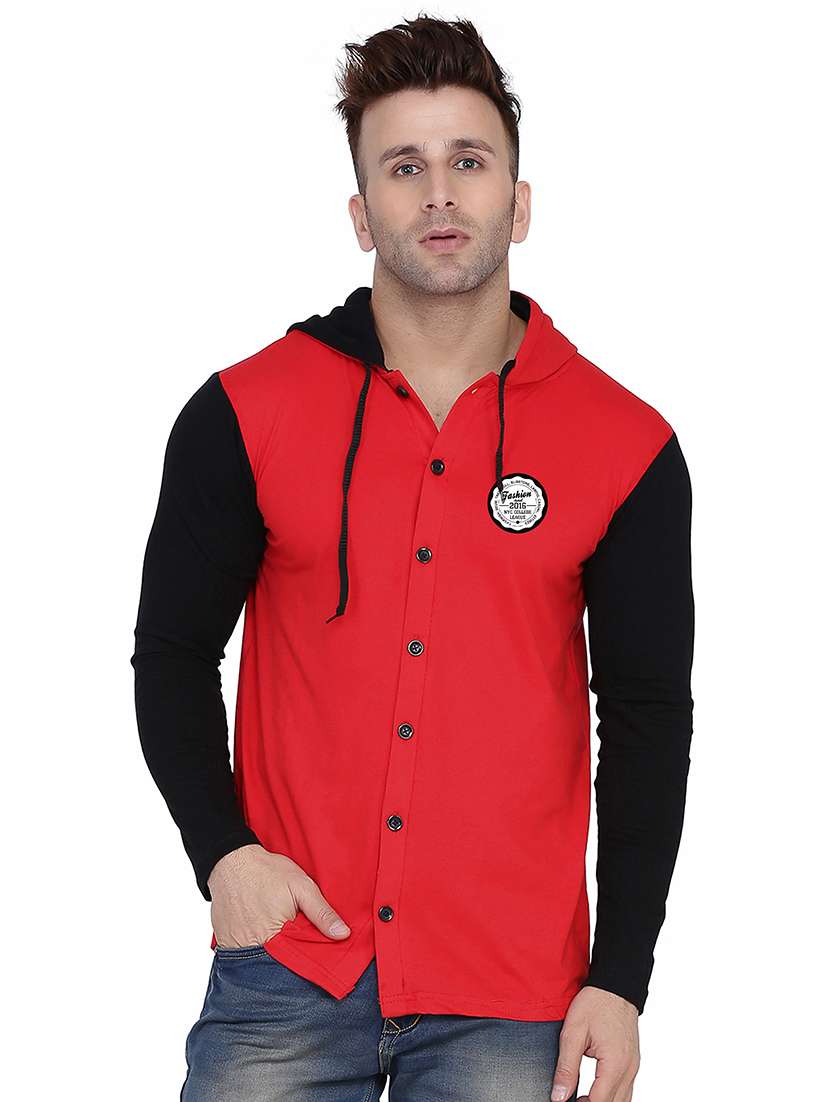 multi colored cotton blend casual shirt
