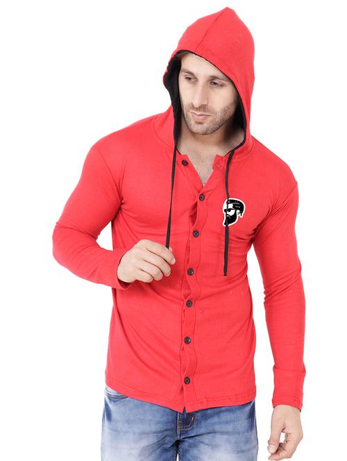 men red long sleeves casual shirt - 20841134 - Standard Image - 0