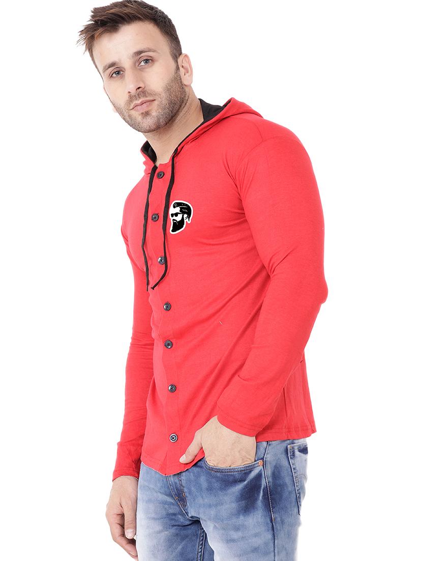 men red long sleeves casual shirt - 20841134 - Standard Image - 1