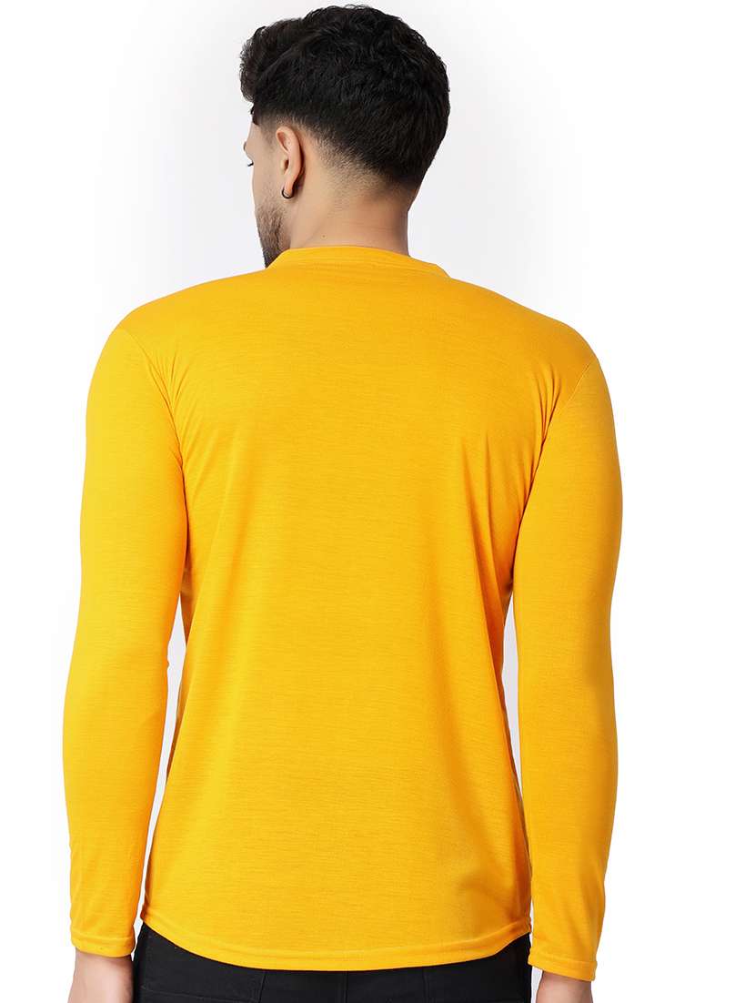 yellow cotton blend casual shirt - 20841168 -  Standard Image - 1
