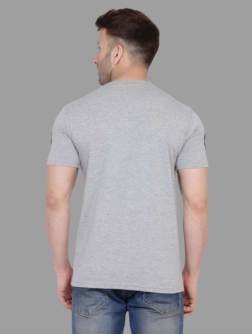 men solid round neck t-shirt - 20841377 -  Standard Image - 1