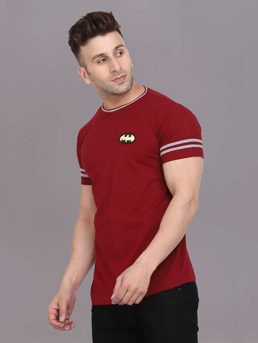 men taped short sleeve t-shirt - 20841392 -  Standard Image - 1