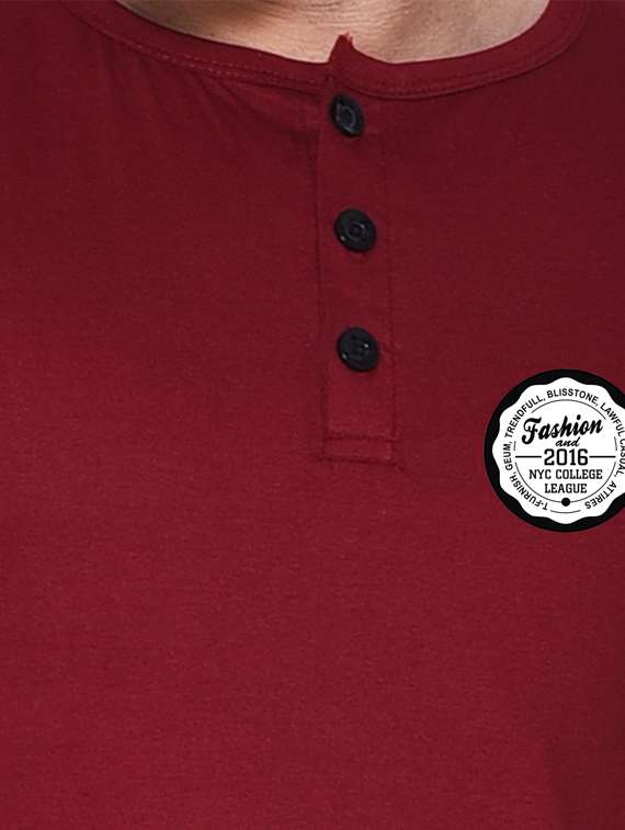 round neck solid t-shirt  - 20841394 -  Standard Image - 4