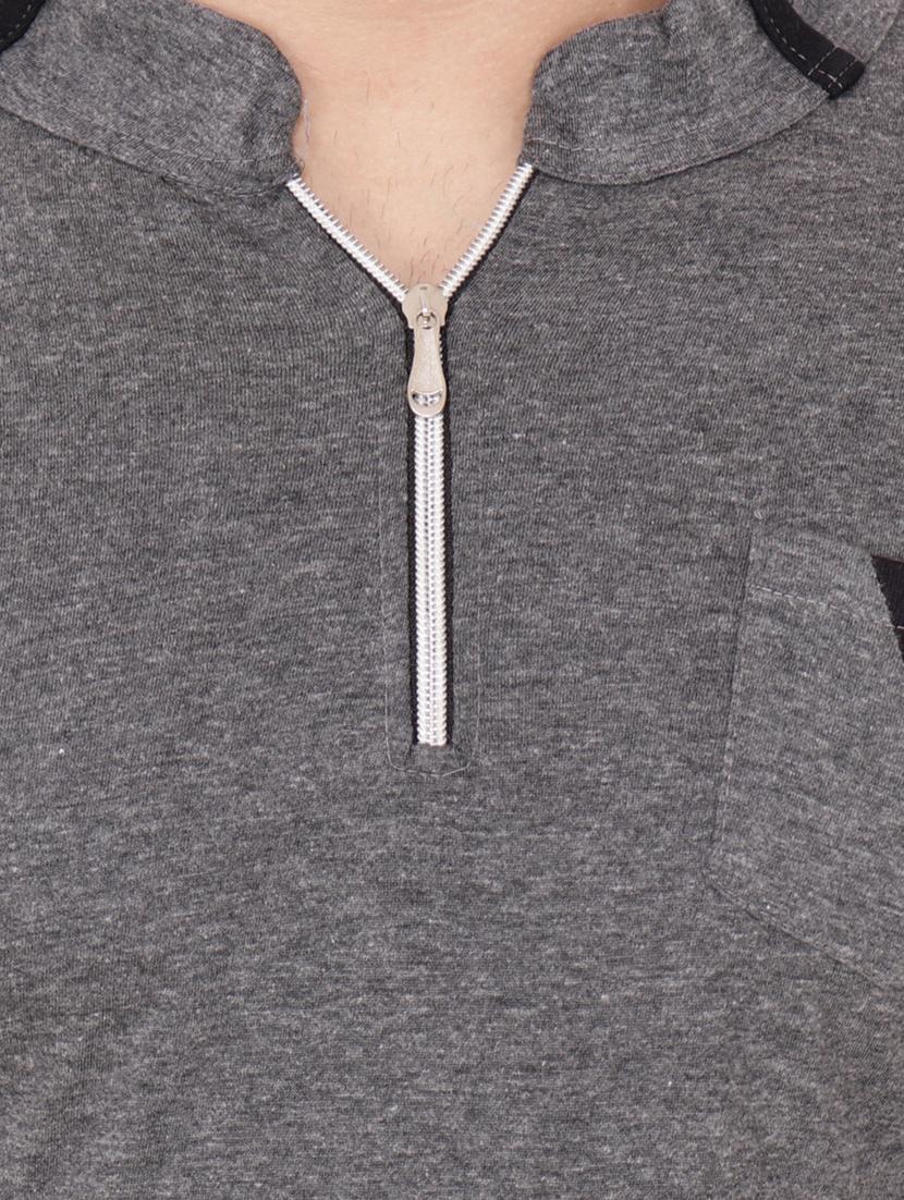 grey cotton blend t-shirt - 20841421 - Standard Image - 4