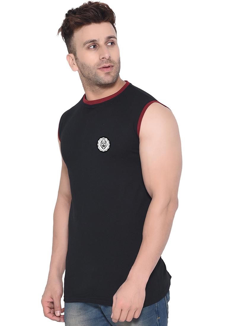 round neck solid t-shirt - 20841462 - Standard Image - 1