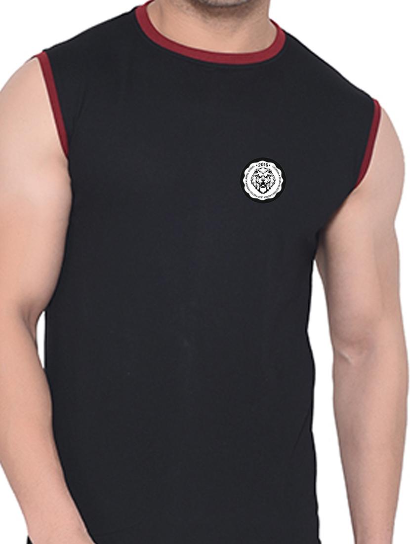 round neck solid t-shirt - 20841462 - Standard Image - 4