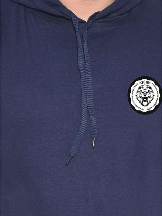 navy blue cotton blend t-shirt - 20841463 -  Standard Image - 4