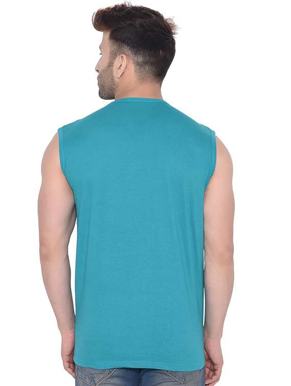 blue cotton blend t-shirt - 20841502 -  Standard Image - 1
