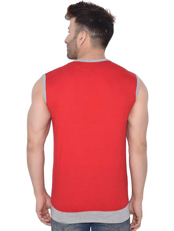 men henleys neck sleeveless t-shirt - 20841514 -  Standard Image - 1