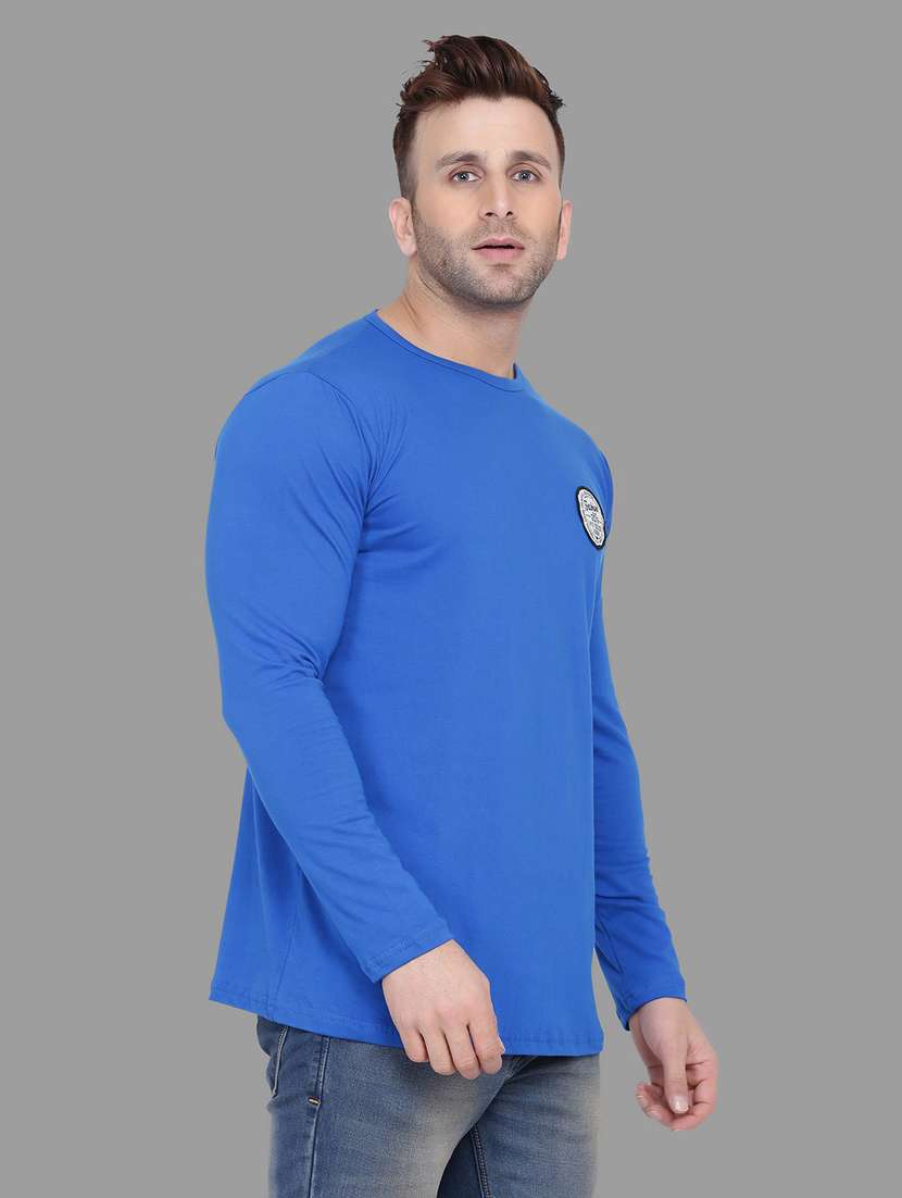 men logo print round neck t-shirt - 20841534 -  Standard Image - 1