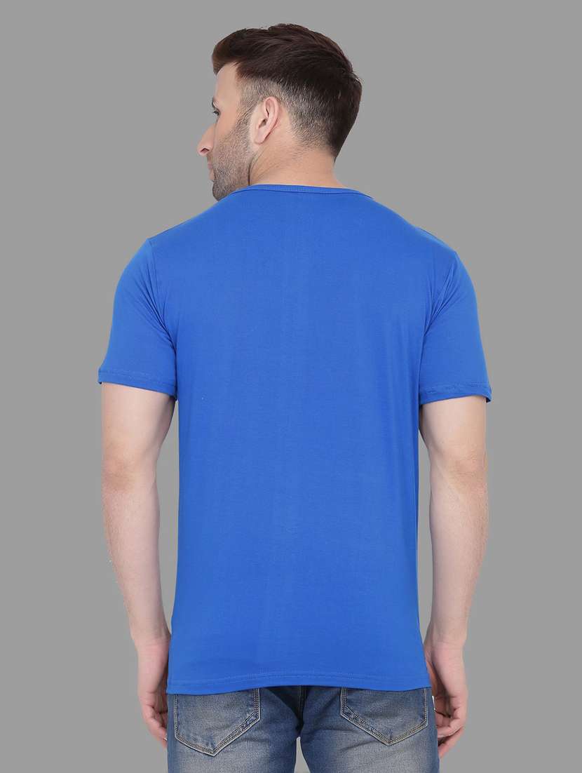 men solid round neck t-shirt - 20841542 -  Standard Image - 1
